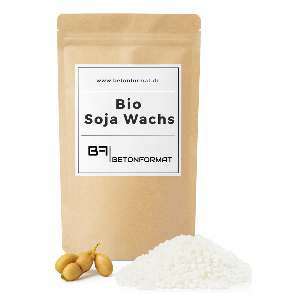 Wachsgranulat aus Bio-Pflanzenwachs, 1 & 2 kg